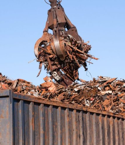 Industrial metal scrap