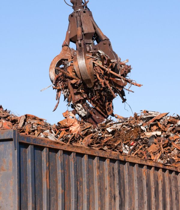 Industrial metal scrap